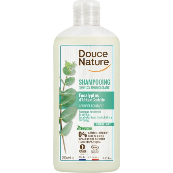 Douce Nature Shampooing Eucalyptus Cheveux Gras Douce Nature 250 Ml