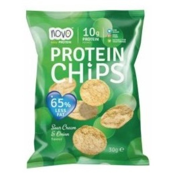 Novo Protein Chips Cream & Onion 1 bolsa x 30 gr