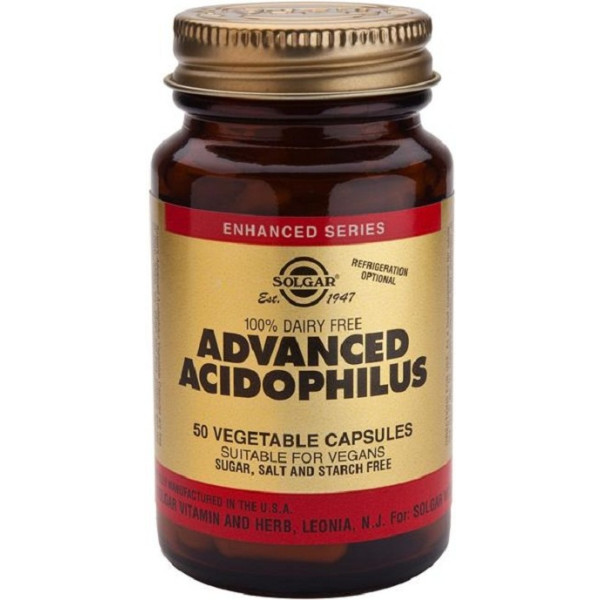 Solgar Acidophilus Advanced (niet-zuivelproducten) (50) Caps.veg.