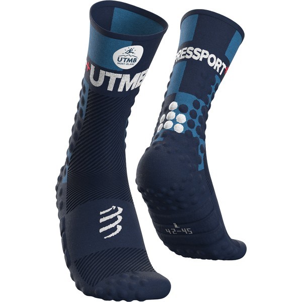 Compressport Calcetines Pro Racing Socks V3.0 Ultra Trail - Utmb 2021 Azul