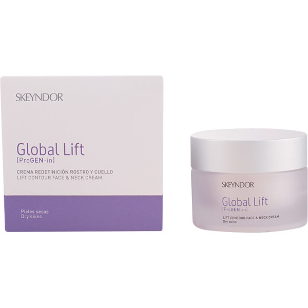 Skeyndor Global Lift Contour Face&neck Cream Dry Skins 50 Ml Mujer