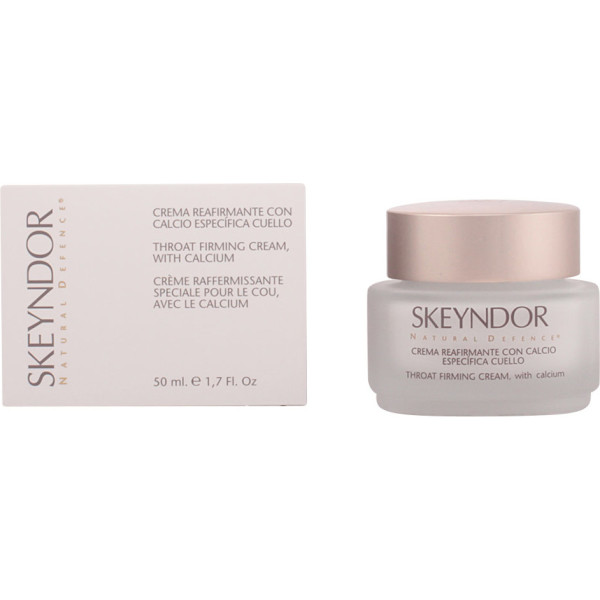 Skeyndor Natural Defence Throat Firming Cream With Calcium 50 Ml Mujer