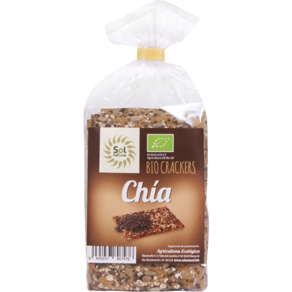 Solnatural Cracker Aux Graines De Chia Bio 200 G