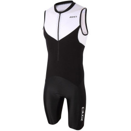 Zone3 Traje De Triatlón Men's Lava Long Distance Negro/blanco/rojo/gris