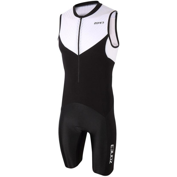 Zone3 Traje De Triatlón Men's Lava Long Distance Negro/blanco/rojo/gris