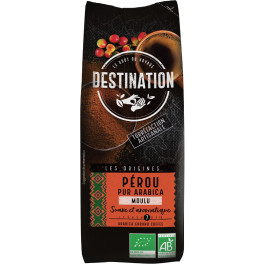 Bestemming Koffie Gemalen Peru 100% Arabica 250 Gr