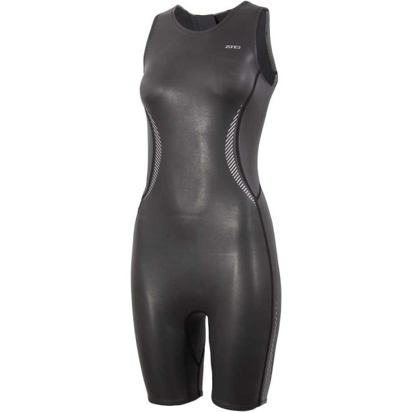 Zone3 Neopreno Women's Kneeskin Negro/plateado