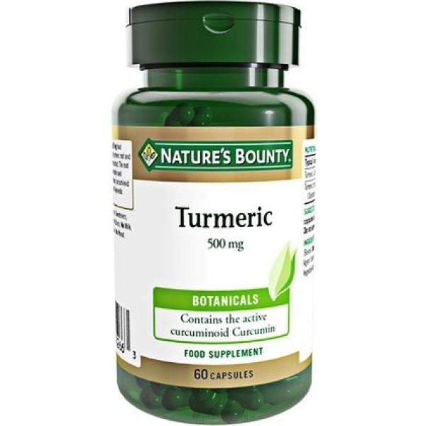 Nature\'s Bounty Curcuma 500 mg 60 cápsulas
