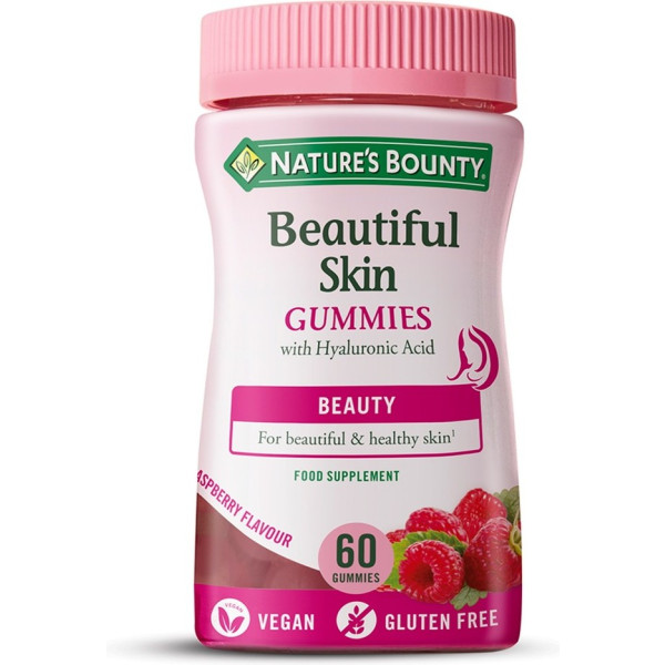 Nature\'s Bounty Beautiful Skin Gummies Avec Acide Hyaluronique 60 Und