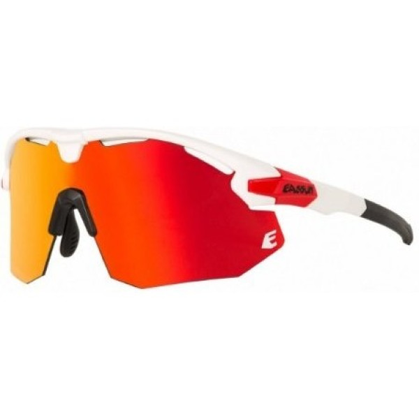 Eassun Gafas De Ciclismo Giant (matt. White-red/full Red Revo Lens.)