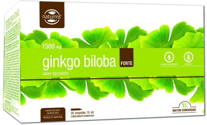 Naturmil Ginkgo Biloba 1500 Mg X 20 Ampollas-image