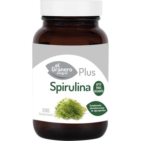 El Granero Integral Spirulina Plus 390 mg 200 caps