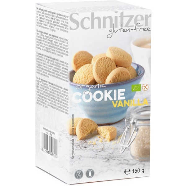 Schnitzer Galletas Cookie Vainilla S/g Schnitzer 150 G