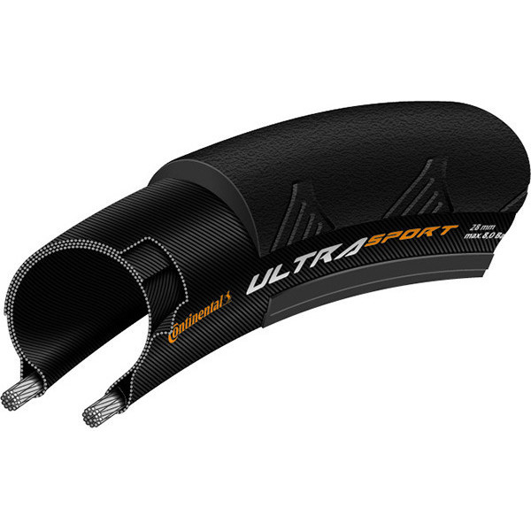 Continental Ultra Sport 3 Zwart/Zwart Vouwband 700 X 28C