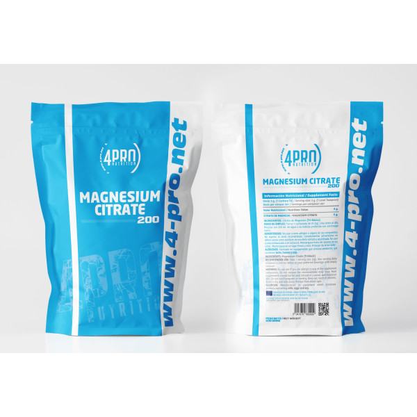 4-pro Nutrition Magnesium Citrate Tri-basic 200 Grms 