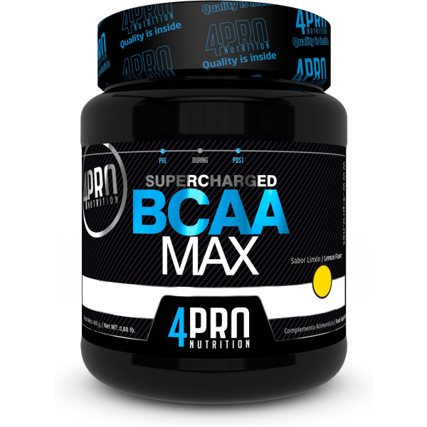4-pro Nutrition Super Charged Bcaa Max 8:1:1  400 Grms