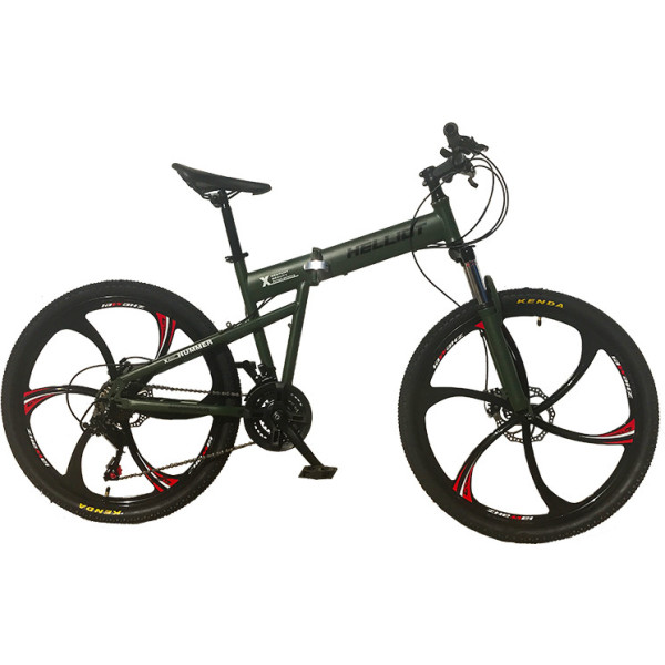Helliot Bikes Bicicleta De Montaña Plegable Helliot Hummer Green