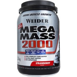 Weider Mega Mass 2000 1,5 Kg - Para Crescimento Muscular