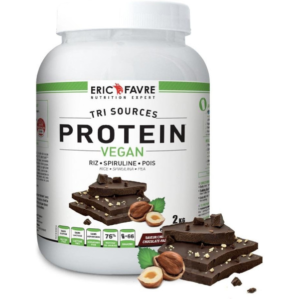 Eric Favre Proteina Vegana Sabor Chocolate Y Nueces