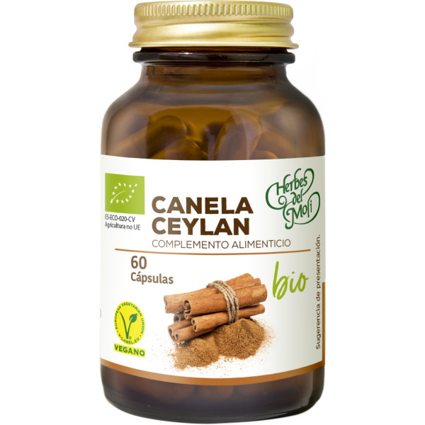 Herbes Del Moli Canela Ceylan 100% Bio 60 Caps