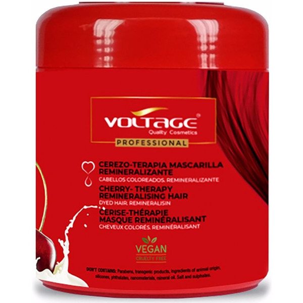 Voltage Cosmetics Cherry-therapie masker 500 ml unisex