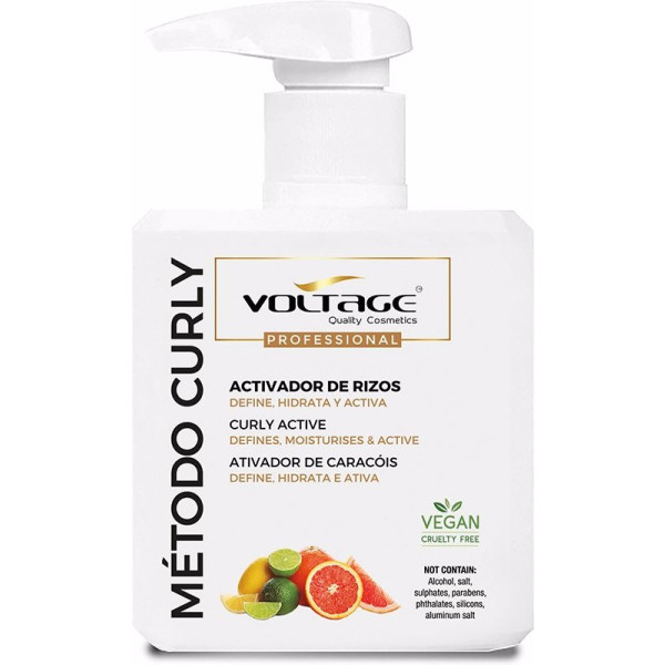 Voltage Cosmetics Trattamento Attivatore Ricci 500 Ml Unisex