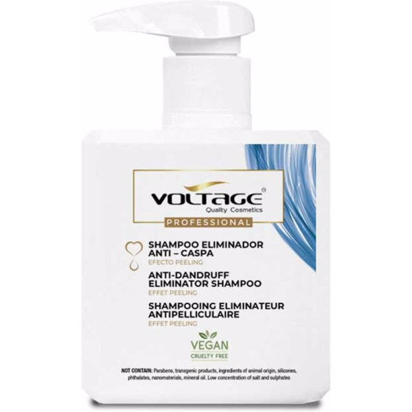 Voltage Cosmetics Anti-Schuppen Shampoo mit Peeling-Effekt 500 ml Unisex