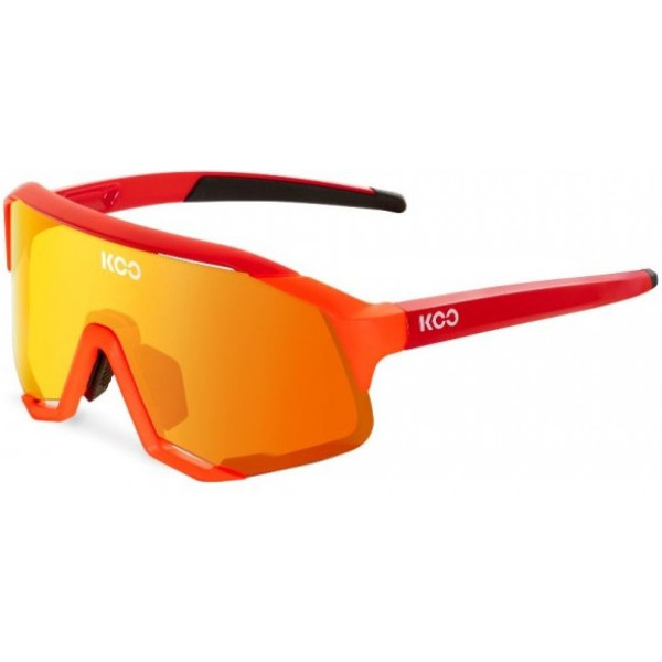 Lunettes de soleil Kask Koo Demos Fluor Orange/Rouge Verres miroités Rouge