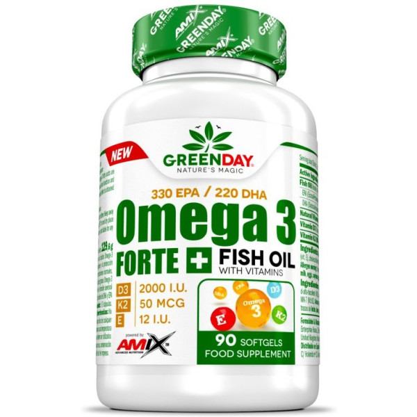 Amix Greenday Oméga 3 Forte + 90 Caps