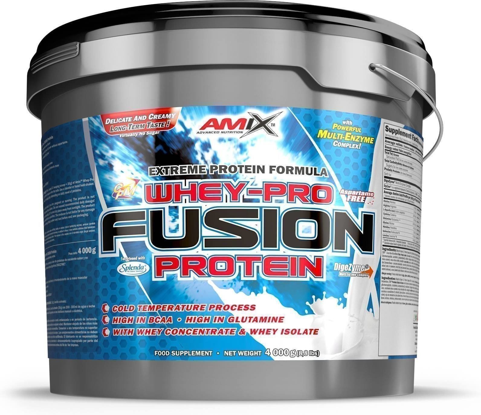 Amix Whey Pure Fusion Protein 4 Kg - Favorece El Entrenamiento De Mayor Calidad + Mejora La RecuperacióN Muscular Sabor Vainilla-image