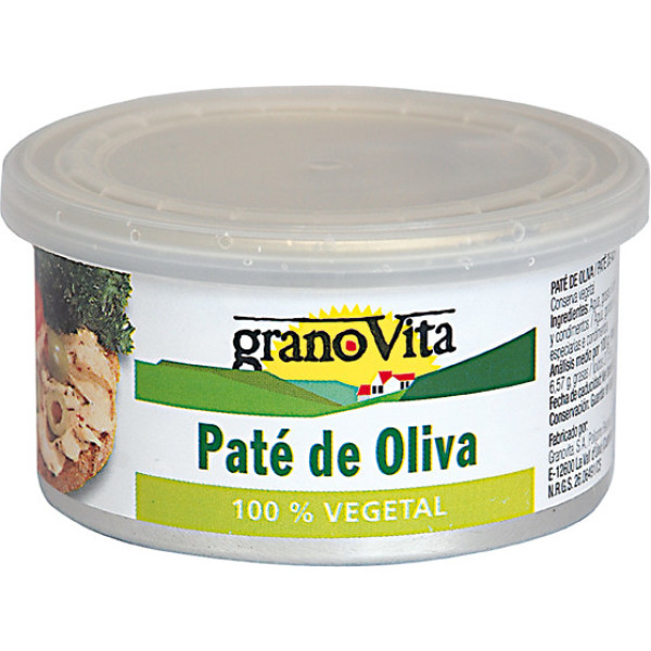 Granovita Olijvenpaté Blikje 125 Gram