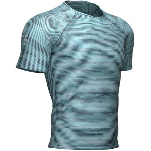 Compressport Camiseta Training Ss Tshirt Nile Blue