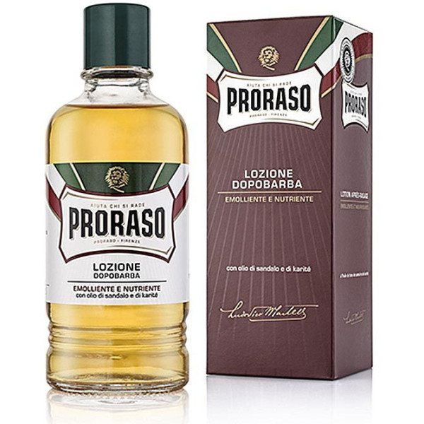 Proraso Professional After Shave Lotion mit Alkohol Sandelholz-Shea 40 Mann