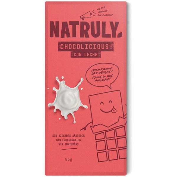 Natruly Chocolicious Con Latte 85 Gr Unisex