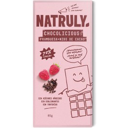 Natruly Chocolicious Met Framboos + Cacao Nibs 85 Gr Unisex