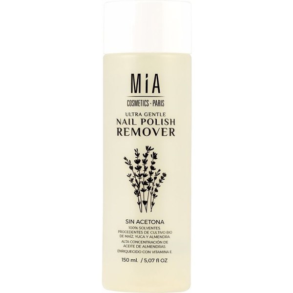 Mia Cosmetics Paris Dissolvant Ultra Doux pour Vernis à Ongles 150 ml Mixte