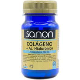 Sanon Collagène + Acide Hyaluronique 30 Capsules 500 Mg Unisexe
