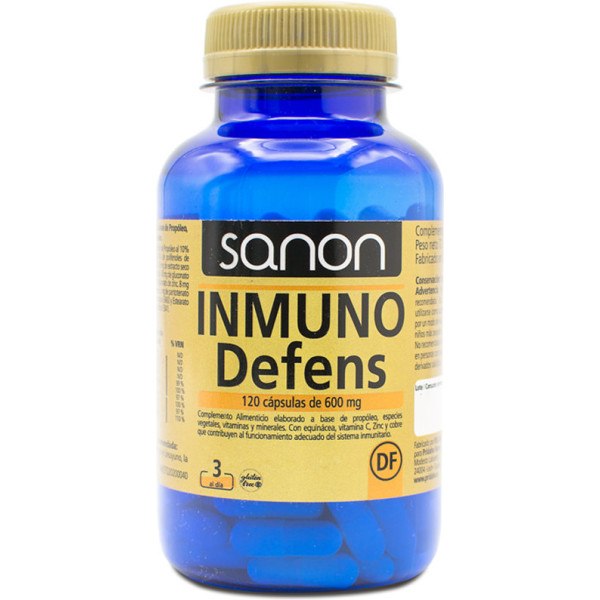Sanon Inmuno Defens 120 Cápsulas De 600 Mg Unisex