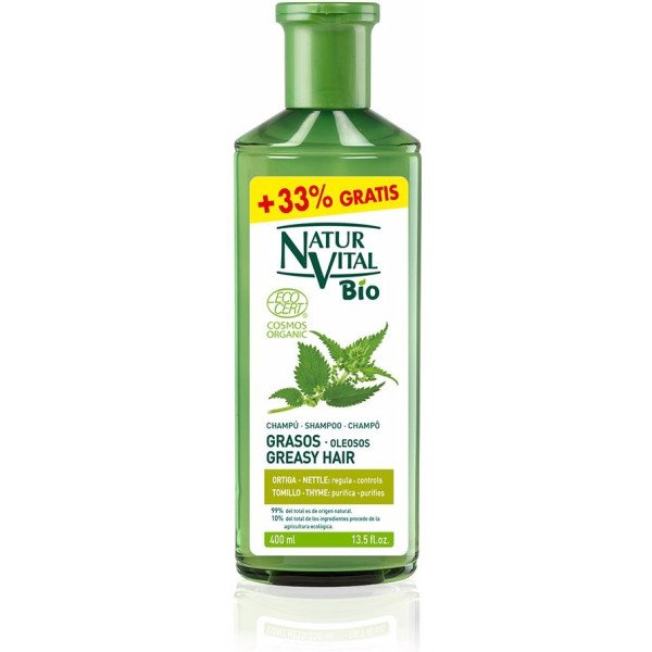 Naturaleza Y Vida Shampoo Biologico Ecocert Capelli Grassi 400 Ml Unisex