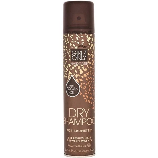 Girlz Only Dry Shampoo Per Brune Con Olio Di Argan 200 Ml Donna