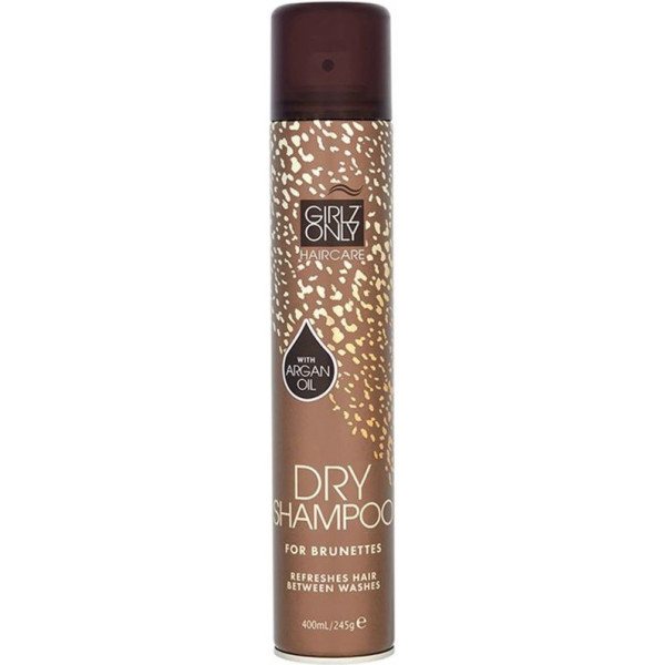 Girlz Only Shampoo Secco per Brune con Olio di Argan 400 ml da Donna