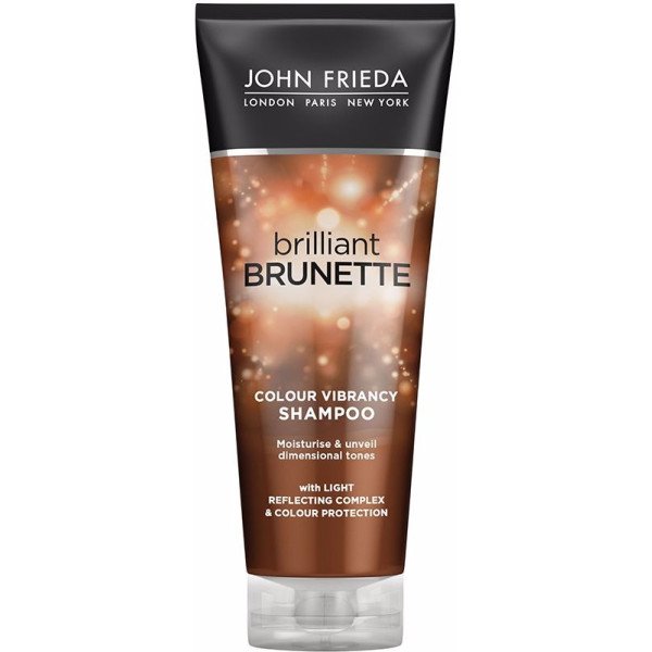 John Frieda Vitality shampooing intensificateur de couleur brune 250 ml unisexe