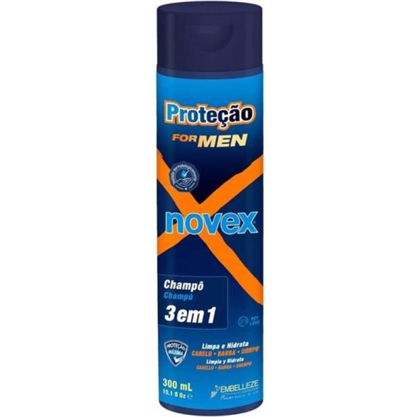 Novex Protection for Men Shampoing 3 en 1 300 ml unisexe