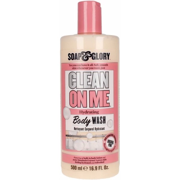 Soap & Glory Clean On Me Gel de Banho Cremoso Esclarecedor 500 ml Unissex