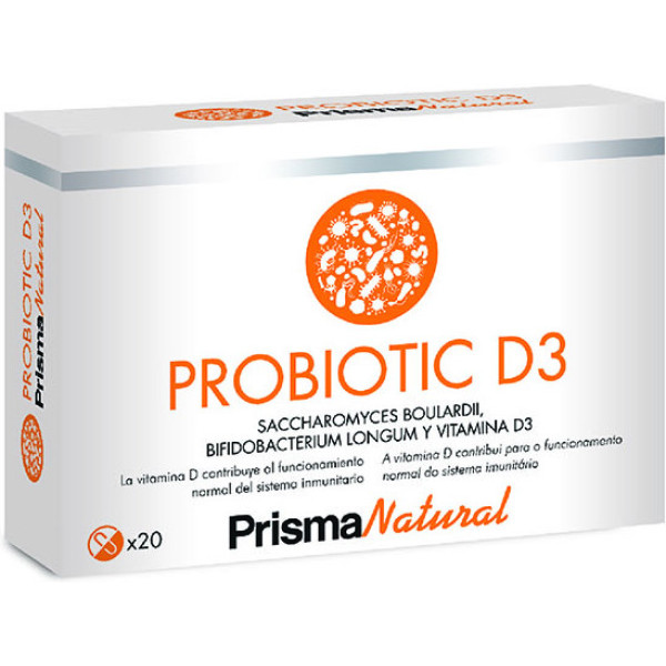 Prisma Natural Probiotic D3 20 Capsules