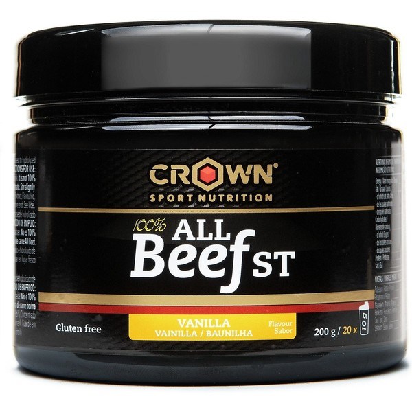 Crown Sport Nutrition 100% tout bœuf 200 g. Concentré de protéines de bœuf scientifiquement étudié