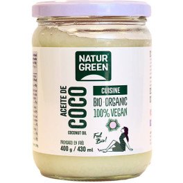 Vasetto di olio di cocco delicato Naturgreen 400 g.