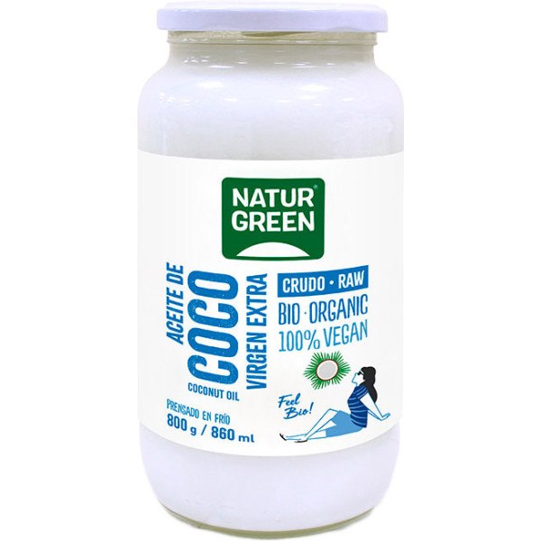 NaturGreen Olio di Cocco Vergine Biologico 860 ml