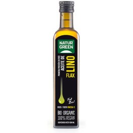 Óleo de linhaça orgânico NaturGreen 500 ml