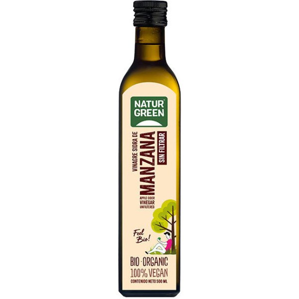 Naturgreen Vinagre de Maçã Bio Não Filtrado 500 ml